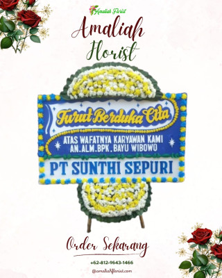 Papan Bunga Duka di Kalaparea